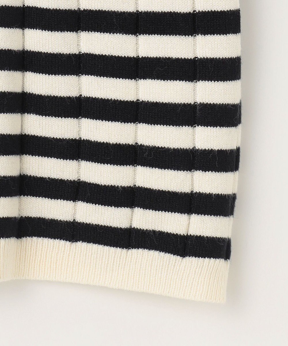 ANY リブボーダーニット 