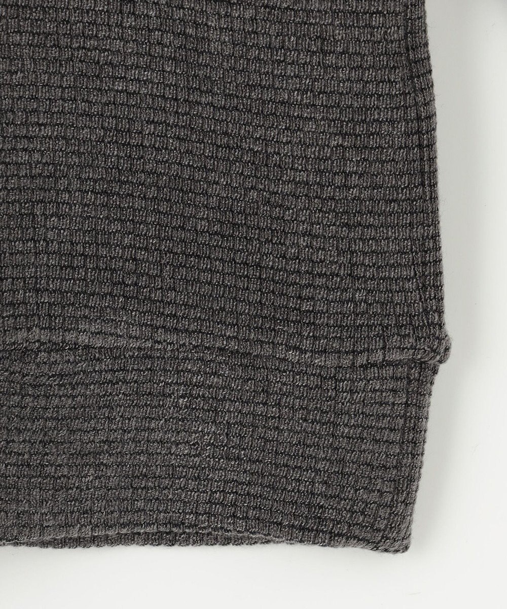 23区GOLF 【23Fondation/MEN】【吸湿発熱】ワッフルジャガード ハーフジップ 