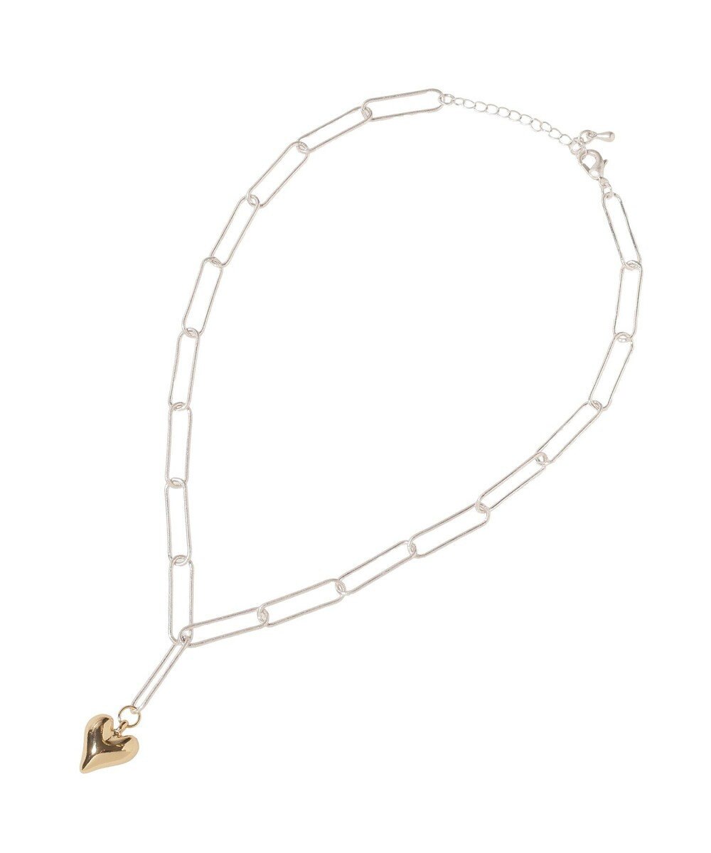 earth music&ecology ハートチェーンネックレス 