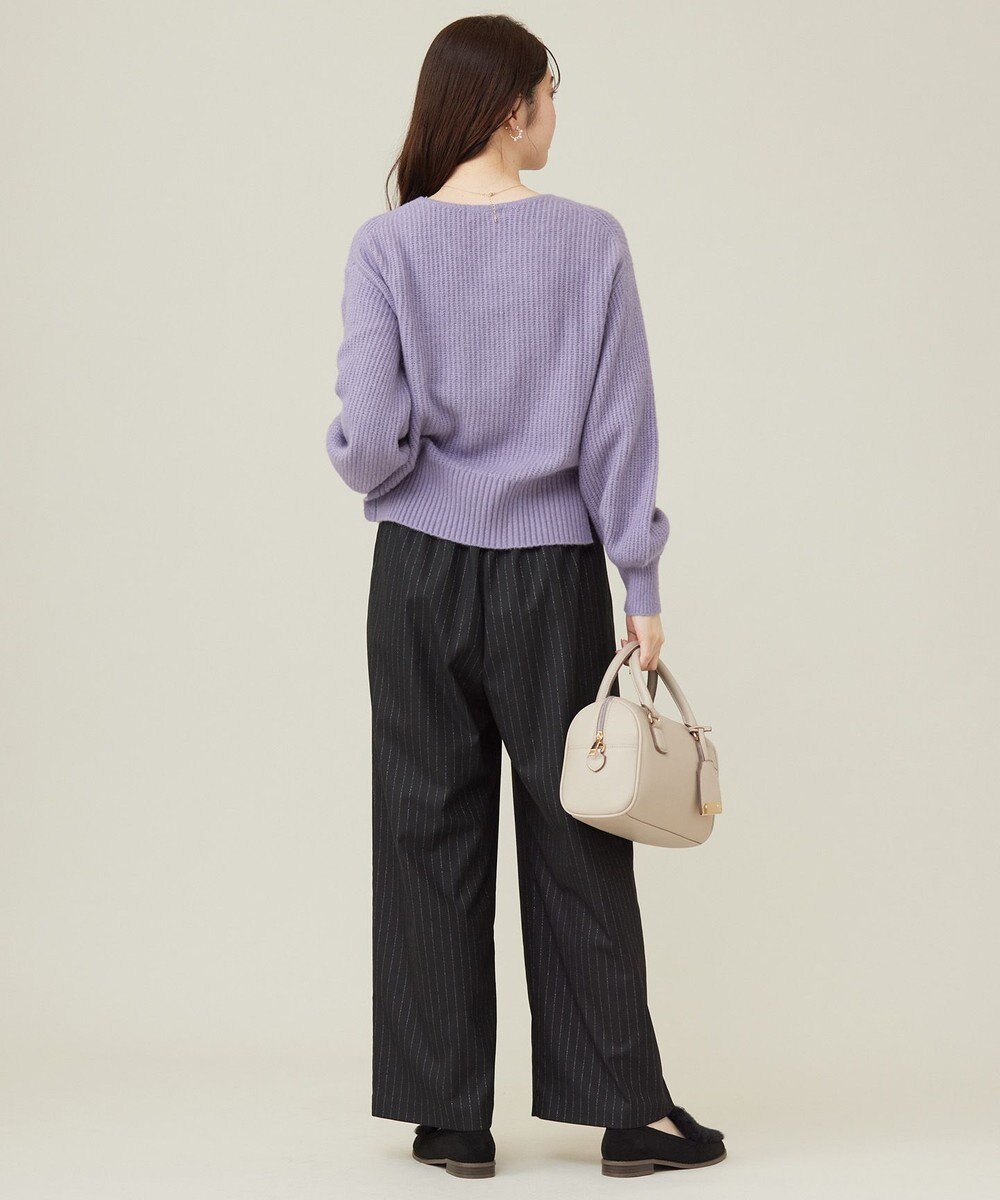 ANY SIS 【洗える】ラメキライージードロスト パンツ 