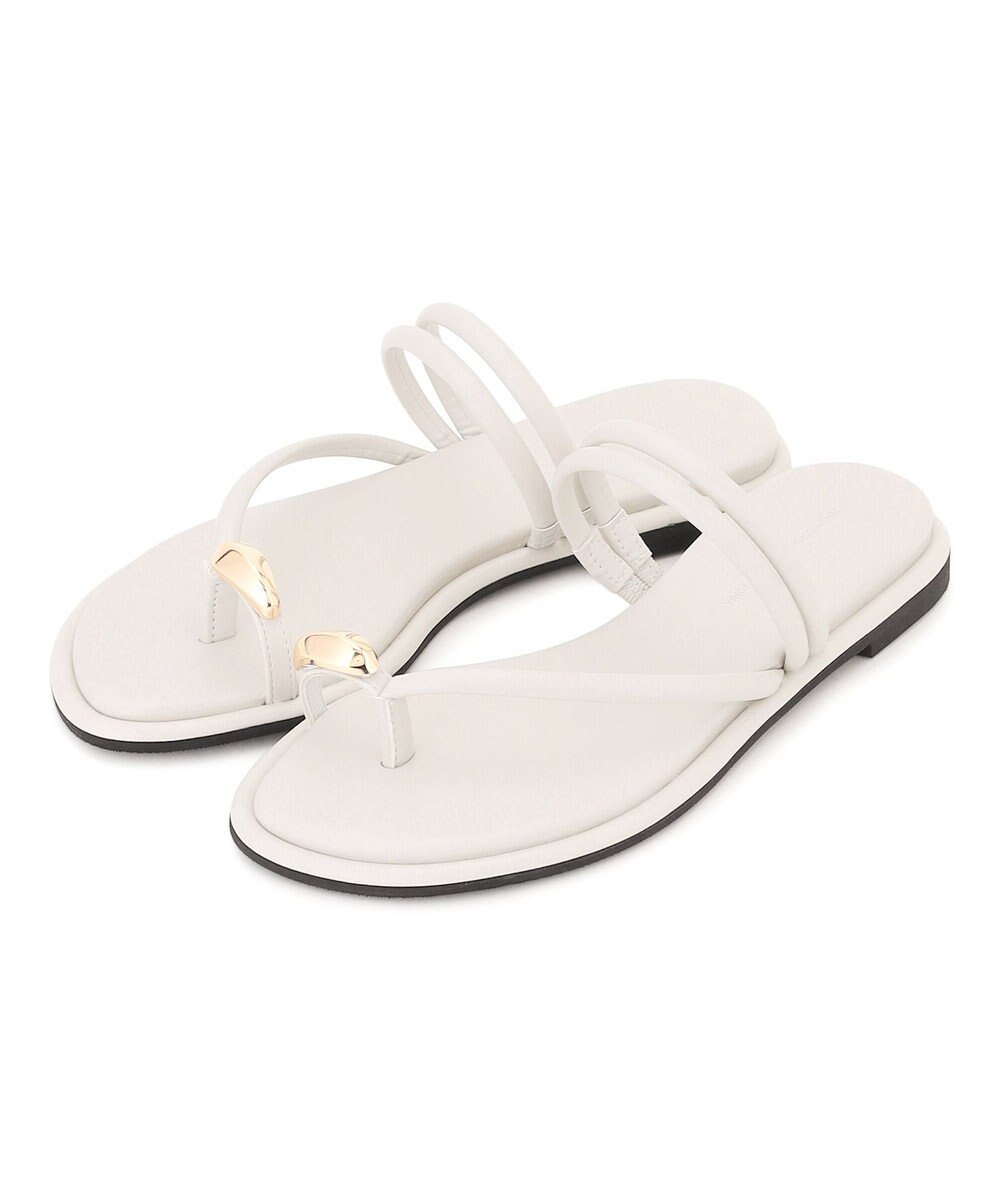 23区 【新色追加】サムリング フラット サンダル 