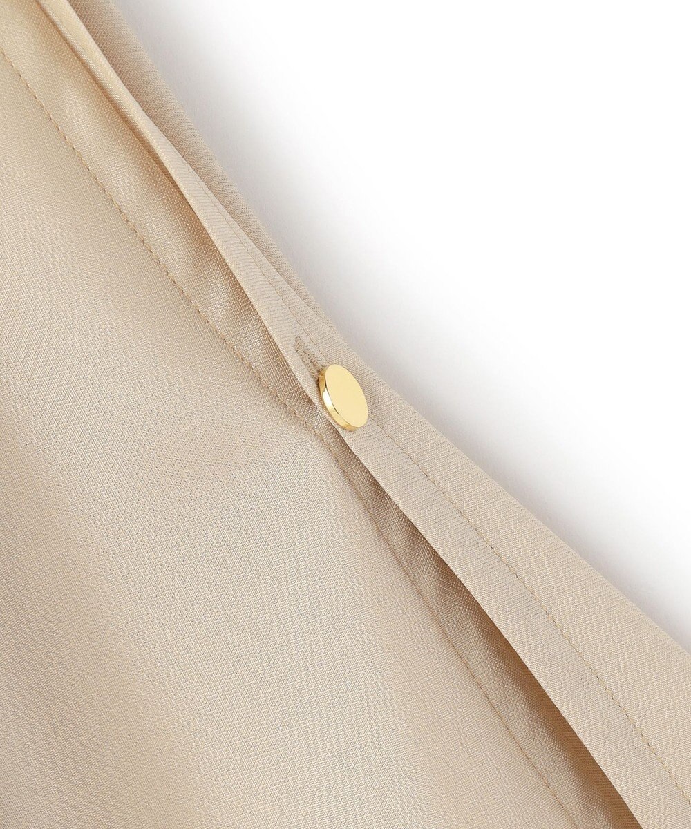 BEIGE， PERIDOT / 2WAYスリーブ ドレープブラウス 