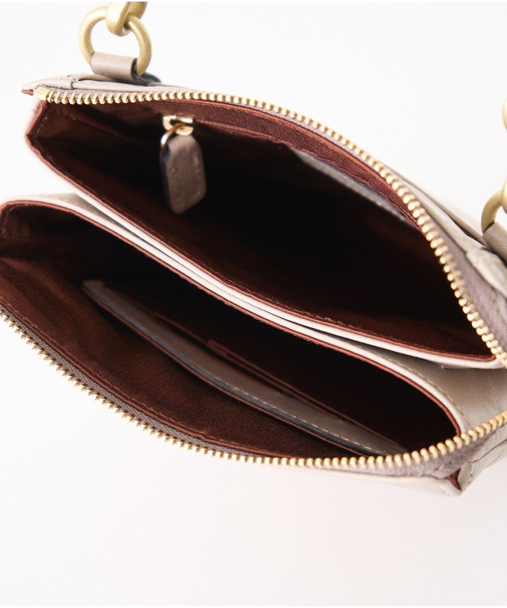 MIYABIYA 南蛮七宝 ソフトレザー ダブルポシェット 