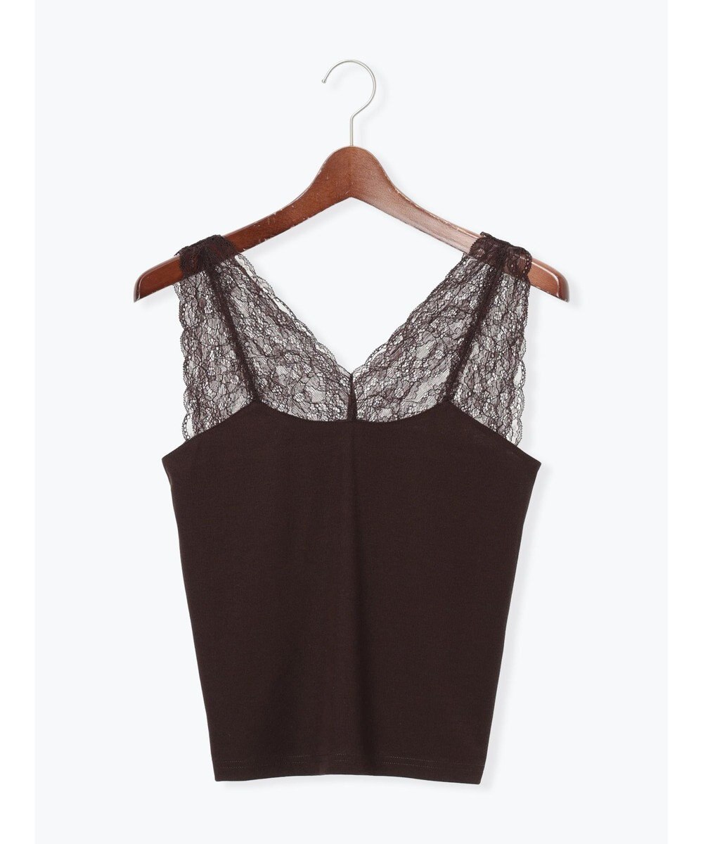 Te chichi 前後2WAYレースネックタンクトップ 
