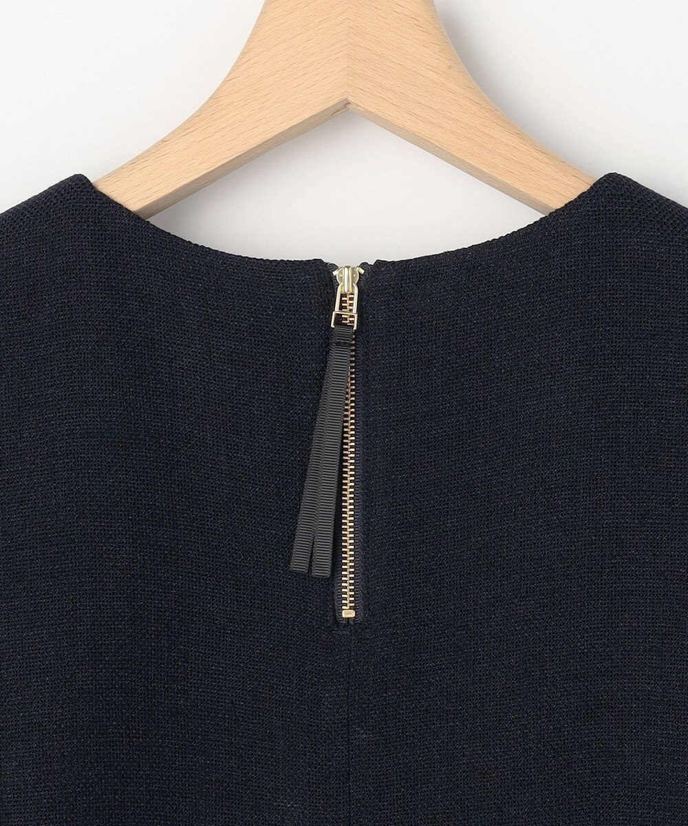 組曲 S 【先行予約】【WEB限定】メランジレノクロス 裾フレアブラウス 