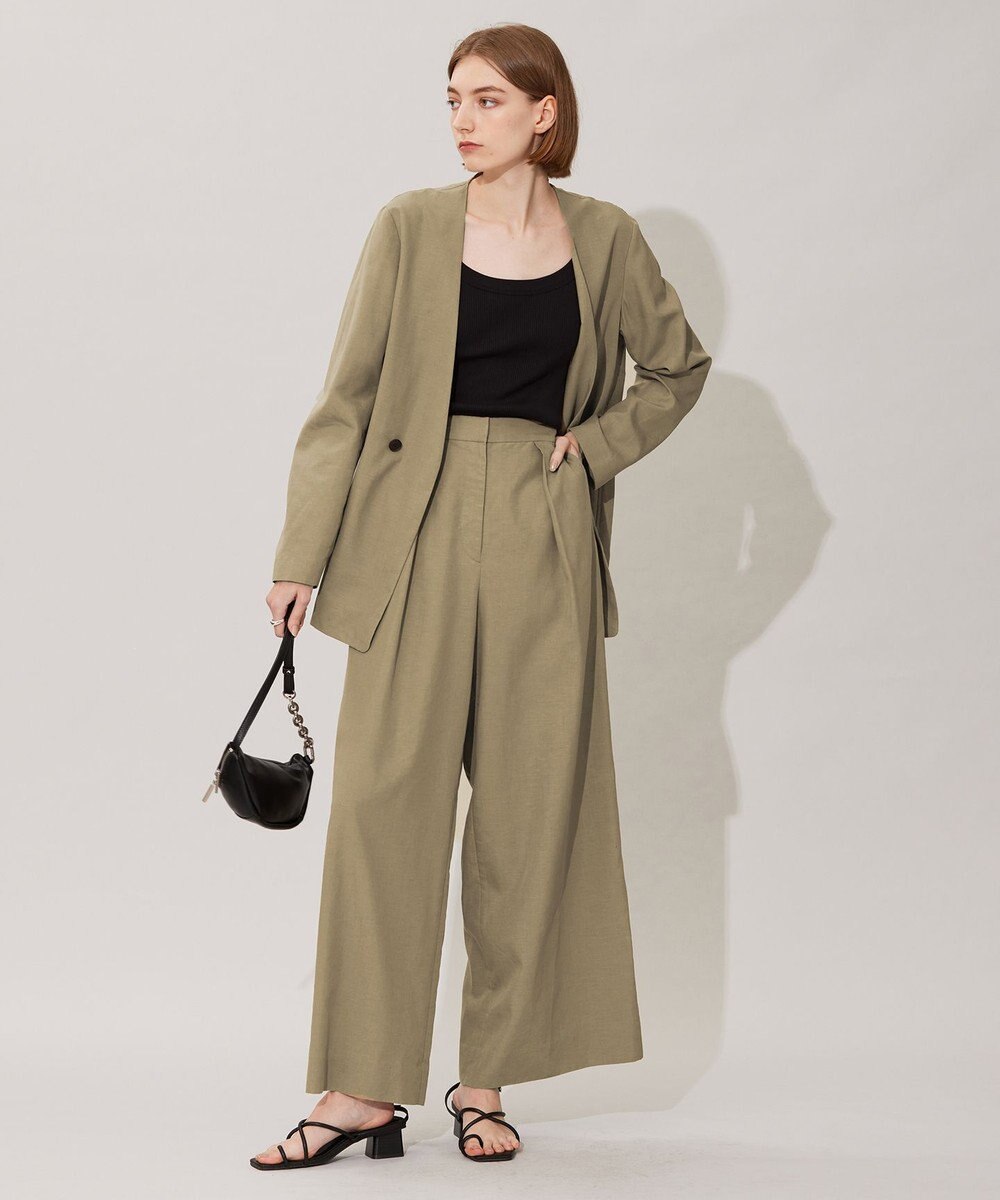 ICB 【洗える】 UnleashLite ノーカラージャケット 