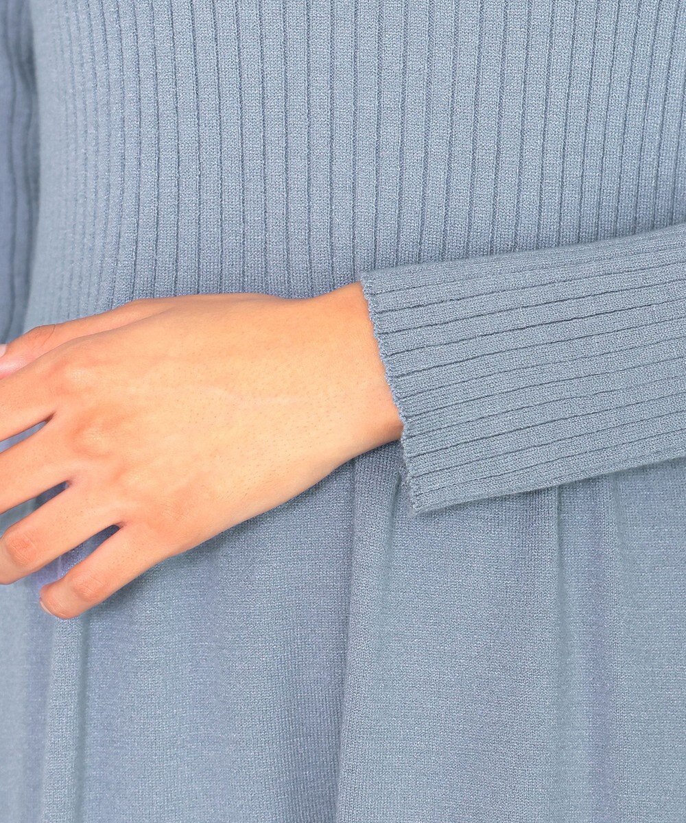 Tiaclasse 【2点セット】ケーブルトップス＆ニットワンピースセット 