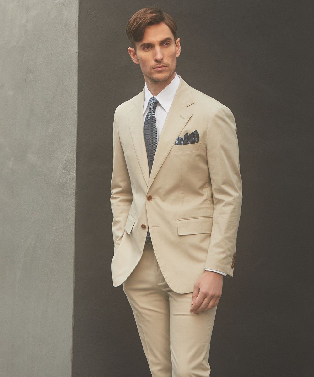 GOTAIRIKU 【形態安定/コンバーチブルカフス仕様】PREMIUMPLEATS_レギュラーカラー 通年ドレスシャツ 