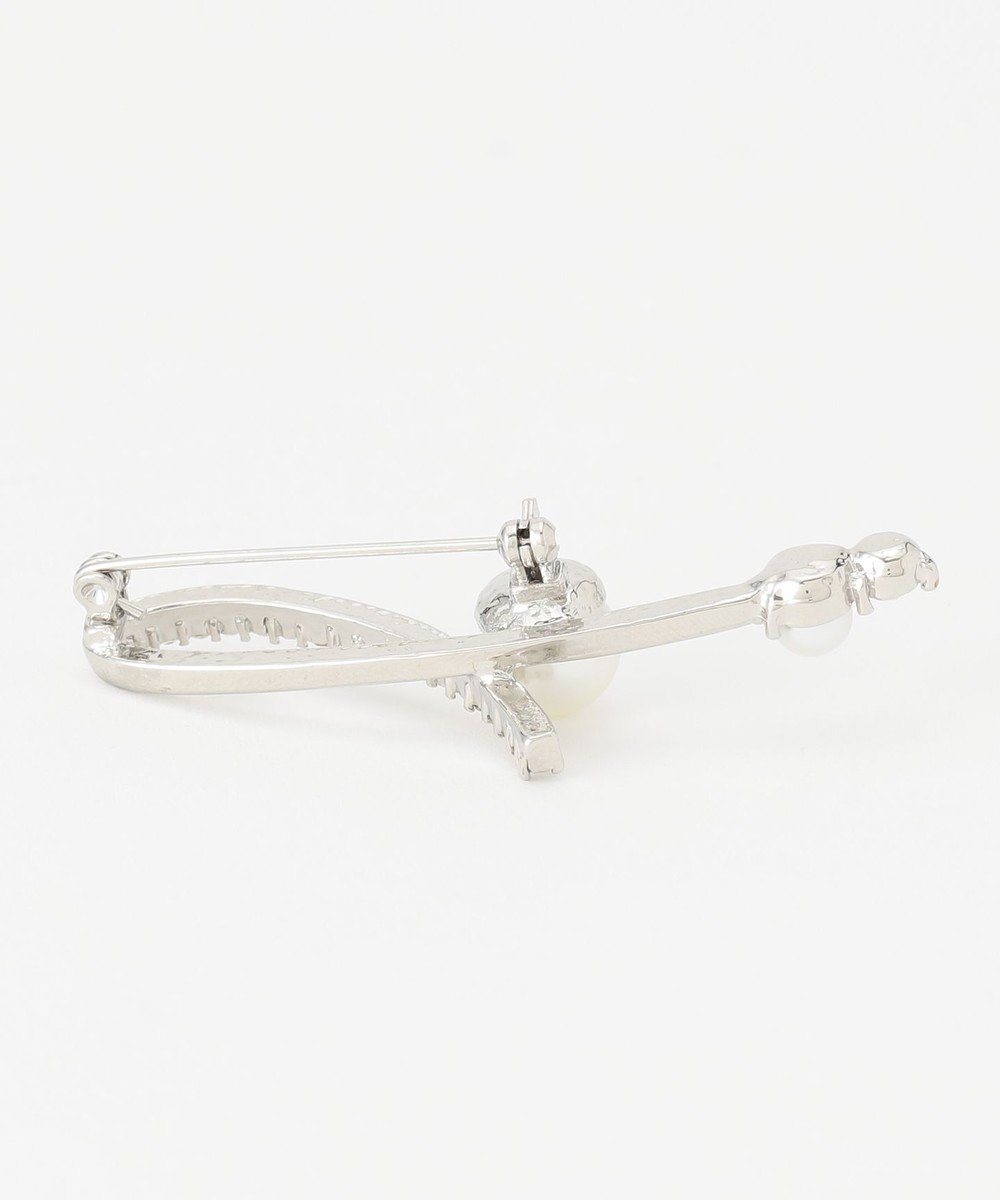 ANY SIS ドロップパール調 ブローチ 