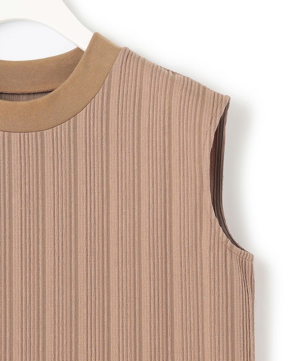 ICB 【洗える】 ランダムストライプリップル プルオーバー 