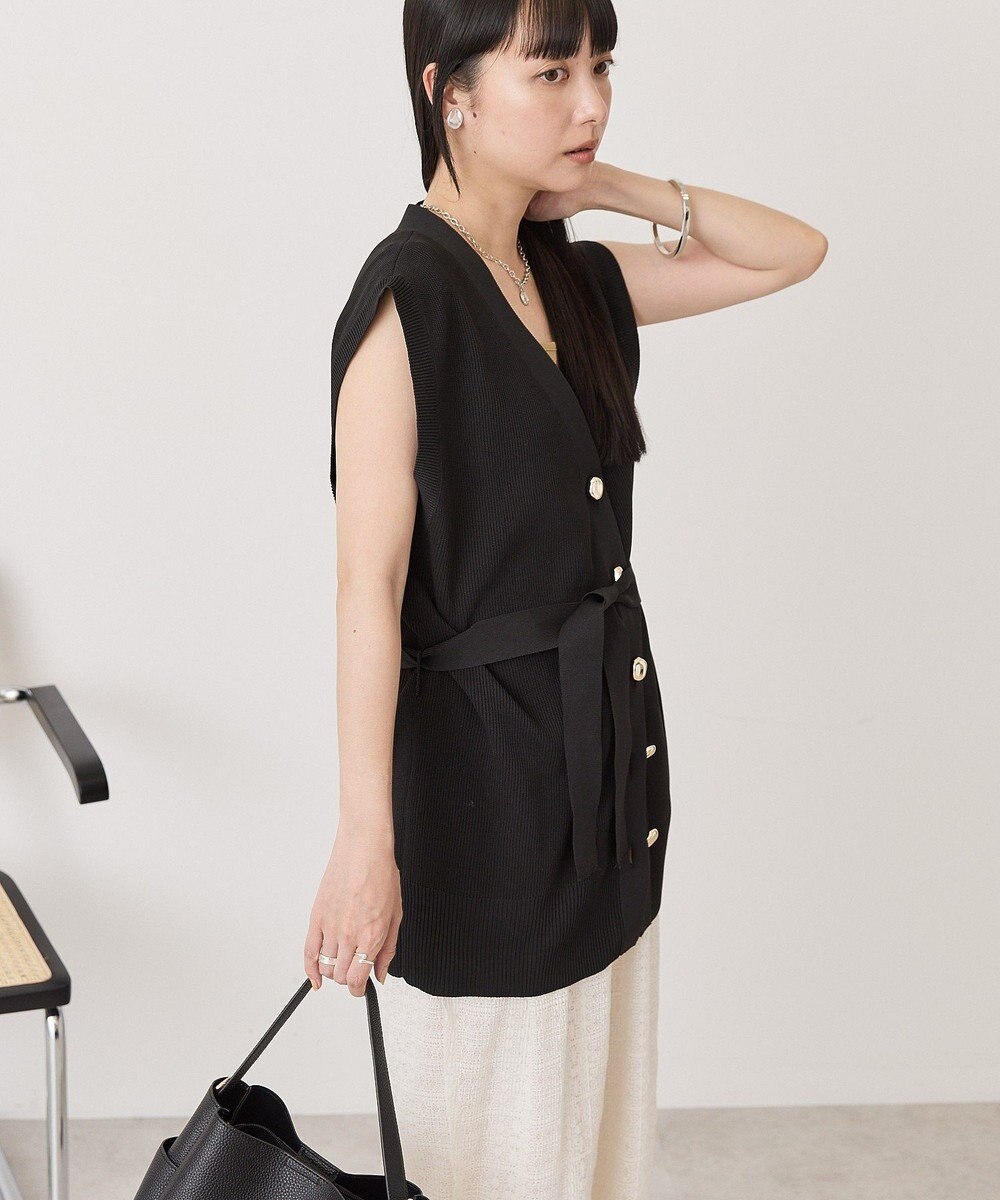 AMERICAN HOLIC 金ボタンニットジレ 