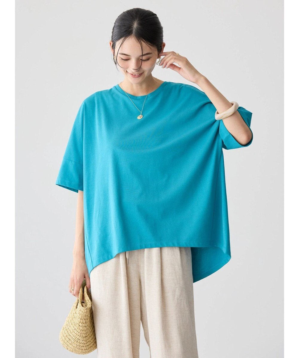 AMERICAN HOLIC 接触冷感バックタックカットプルオーバー 