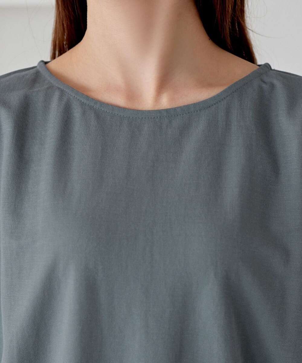 Tiaclasse 【接触冷感】袖ギャザードルマンプルオーバー 