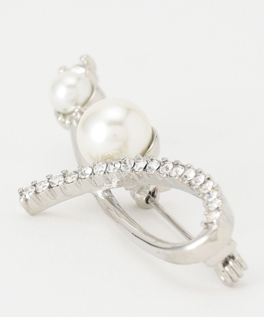 ANY SIS ドロップパール調 ブローチ 