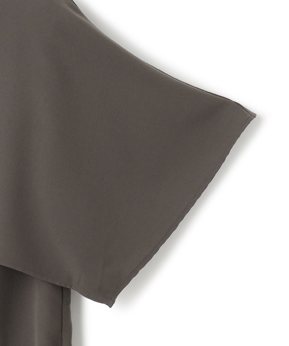 23区 【洗える/好評につき新色追加】ストレッチジョーゼットリブコンビ レイヤー カットソー 