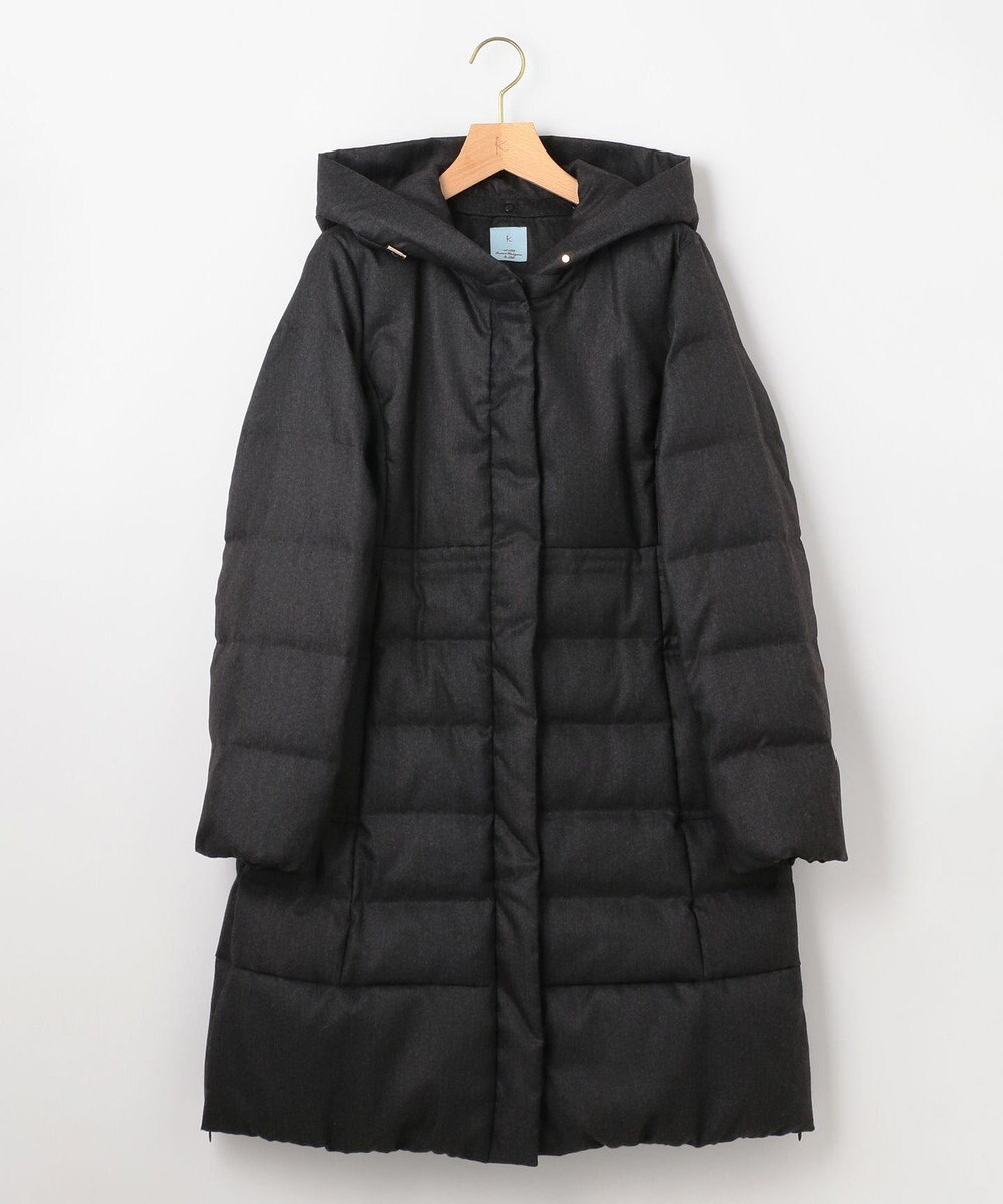 組曲 ライトタフタロングダウンコート 