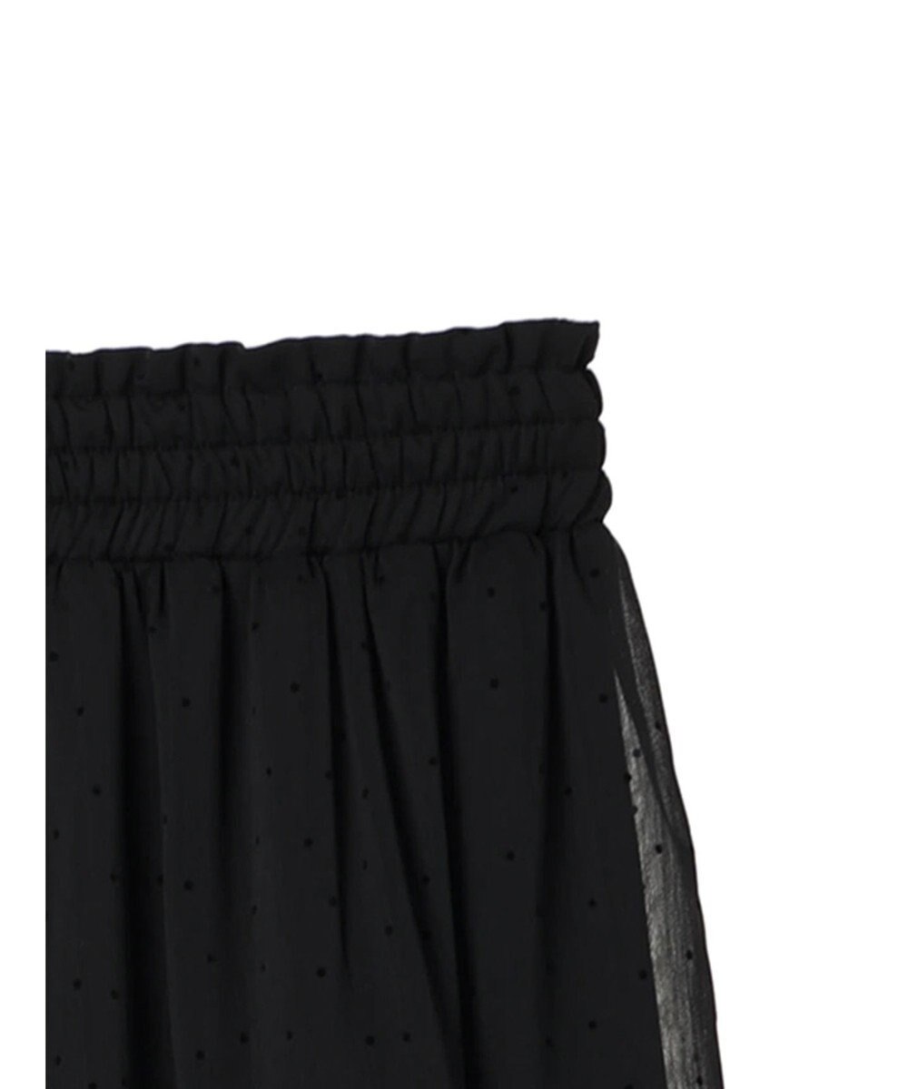 earth music&ecology フロッキードットシアーティアードスカート 