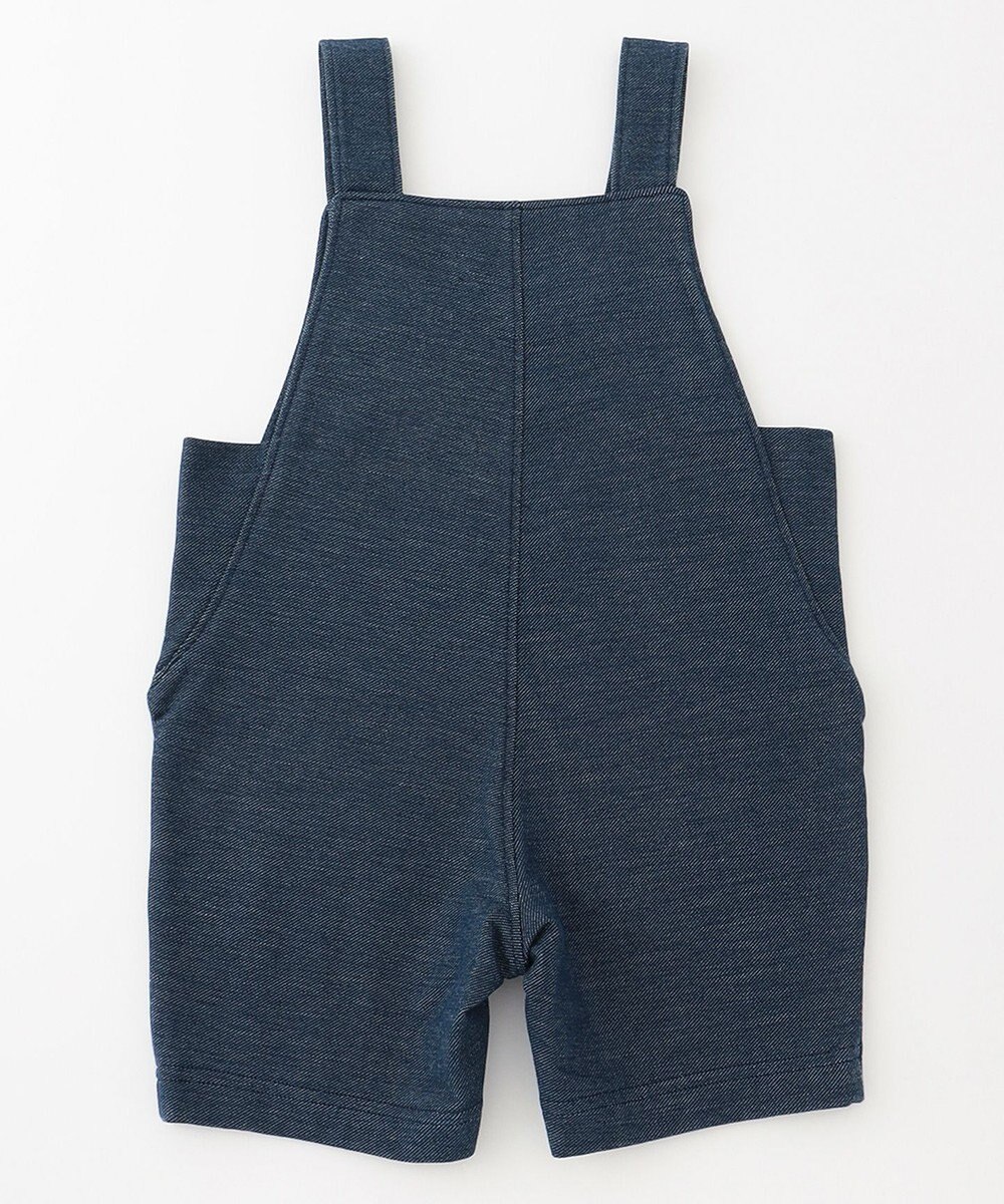 組曲 KIDS 【80-90cm】Check 半袖オーバーオール 