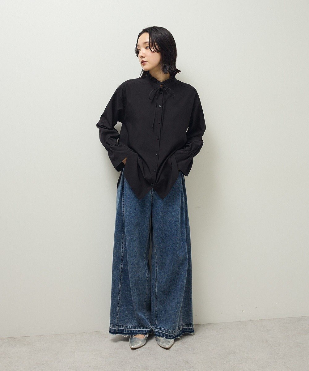 Green Parks フリルカラーインナーシャツ 