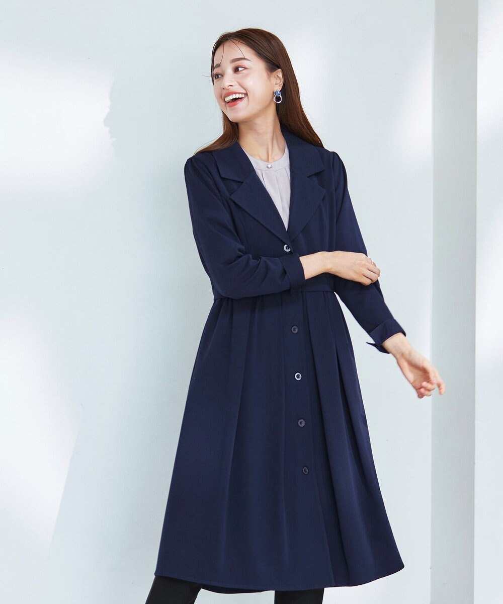 Tiaclasse 【洗える】フレアトレンチコート 