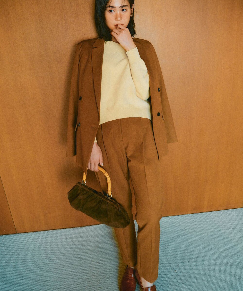 ANY 【5色展開】Ｖネックガーターニットプルオーバー 