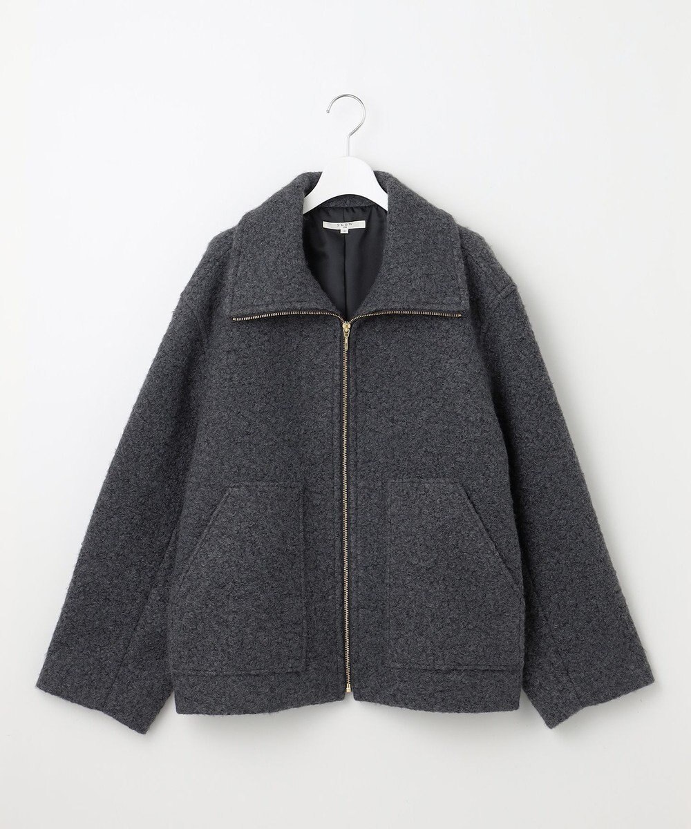 23区 【SLOW/一部店舗限定】ループニードル ボア ブルゾン 