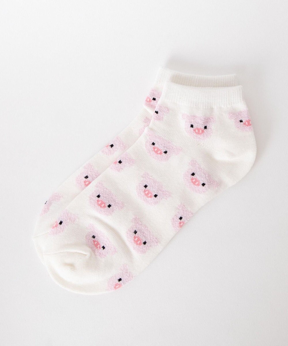 WEGO アニマル総柄ショートソックス 