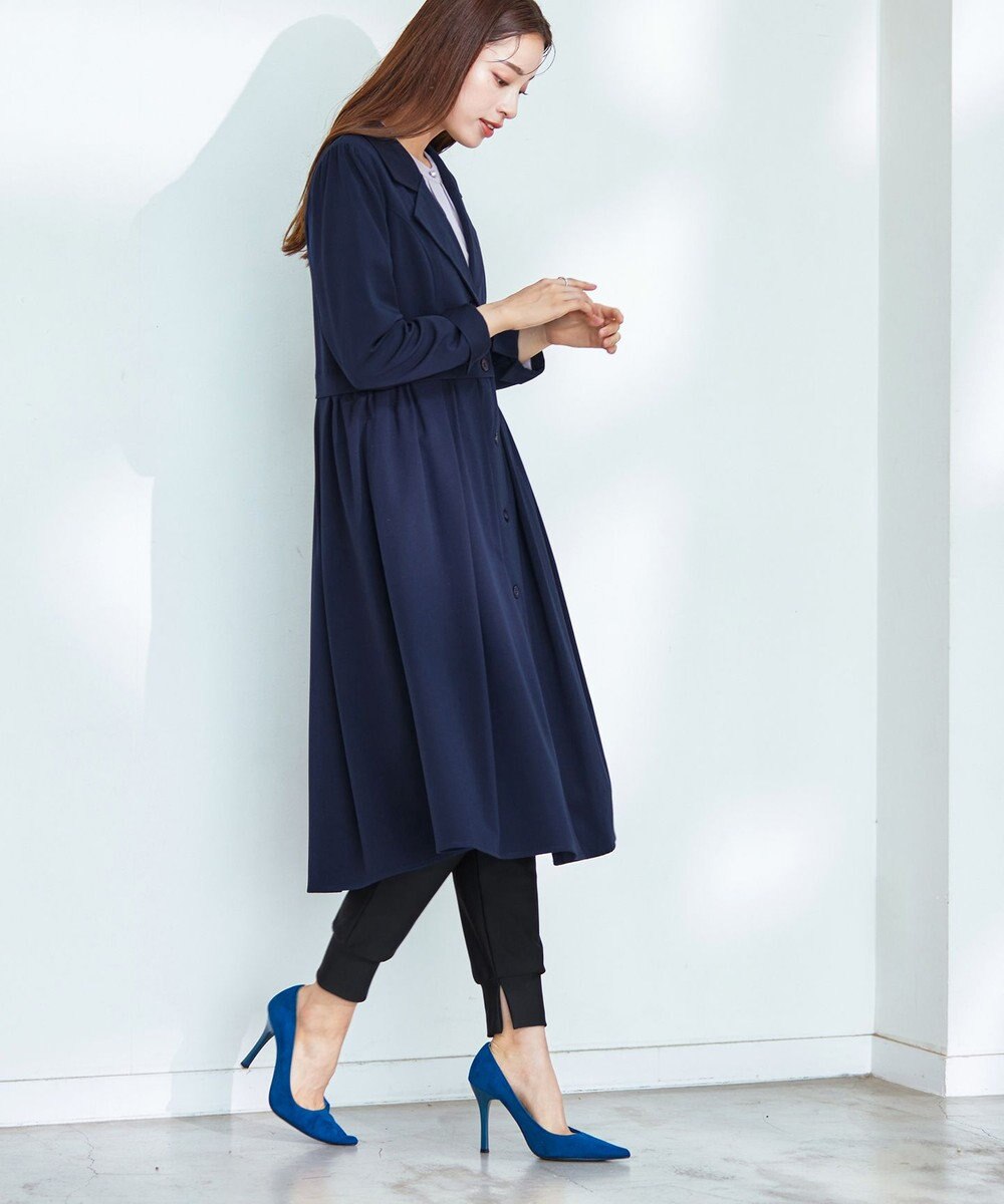 Tiaclasse 【洗える】フレアトレンチコート 