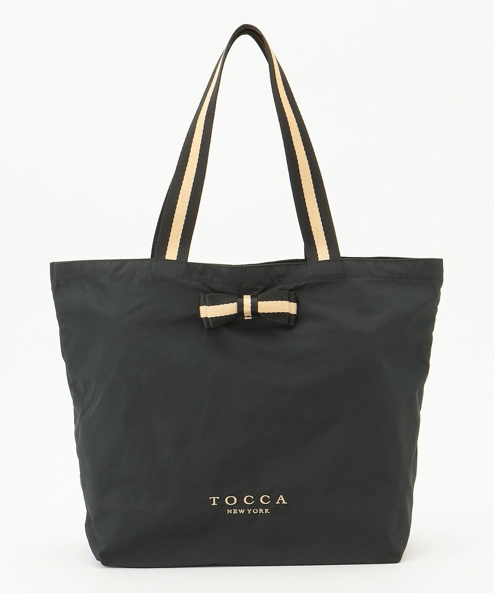 TOCCA 【WEB限定・A4サイズ対応】BICOLOR RIBBON ECOBAG エコバッグ 