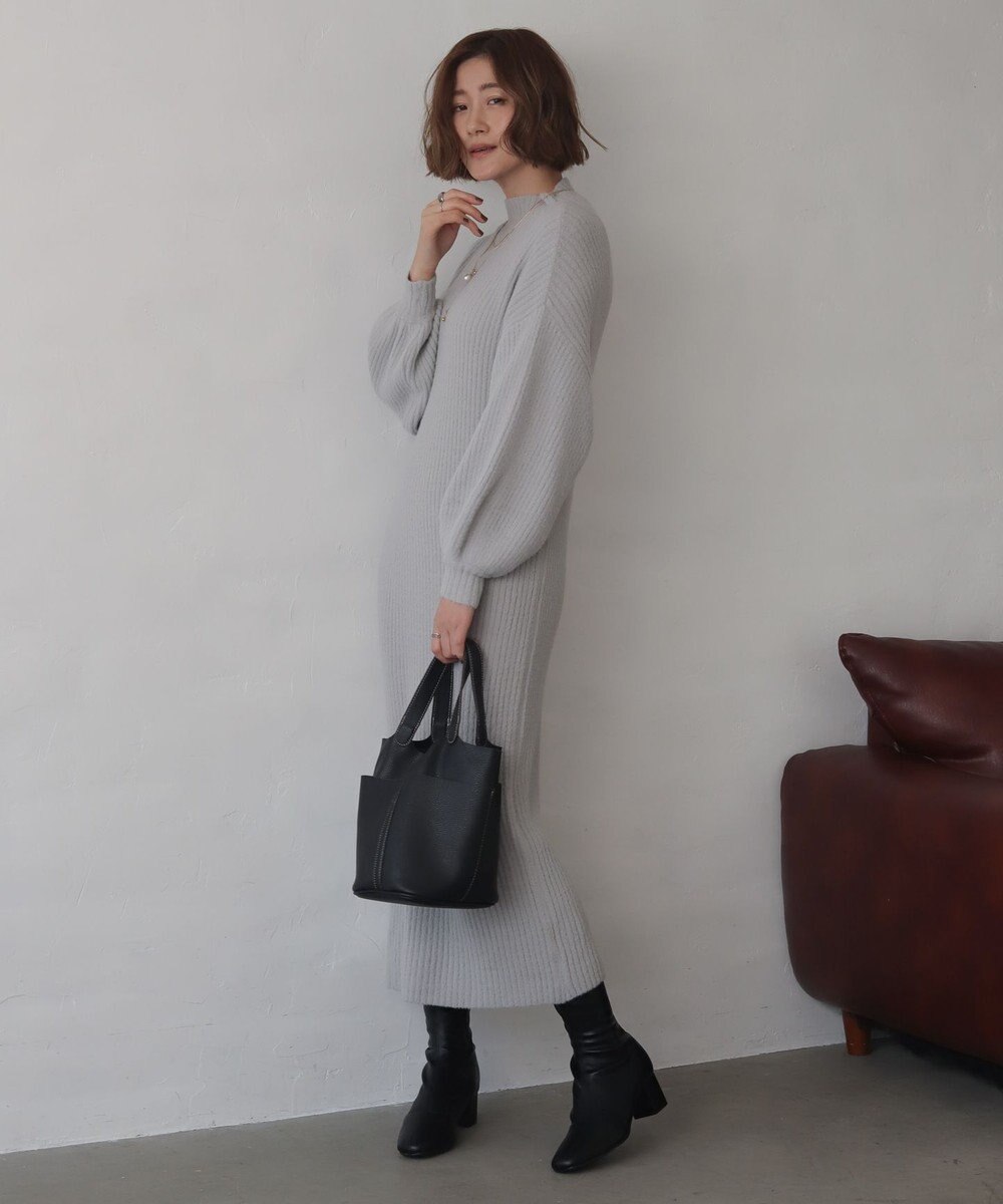 WEGO 【WEB限定/2025年秋冬新作】ニットワンピース 