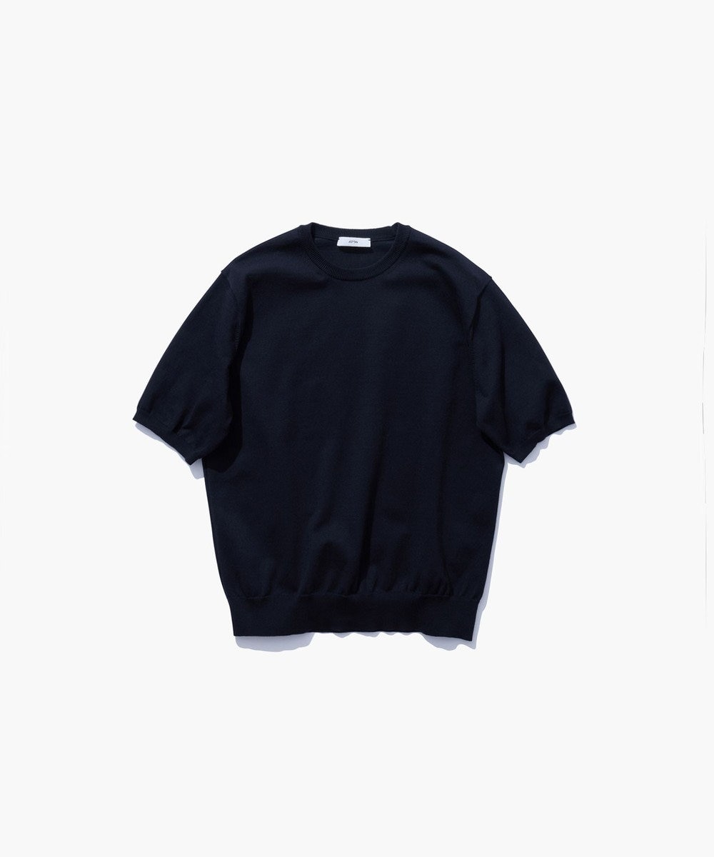 ATON FINE COMPACT COTTON | クルーネックセーター 