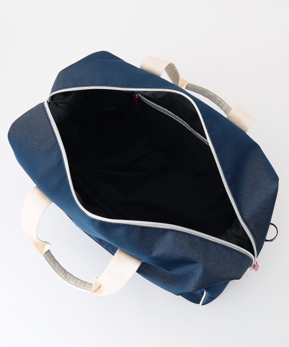 23区GOLF シューズ収納付【UNISEX】合皮×デニム調ボストンバッグ 