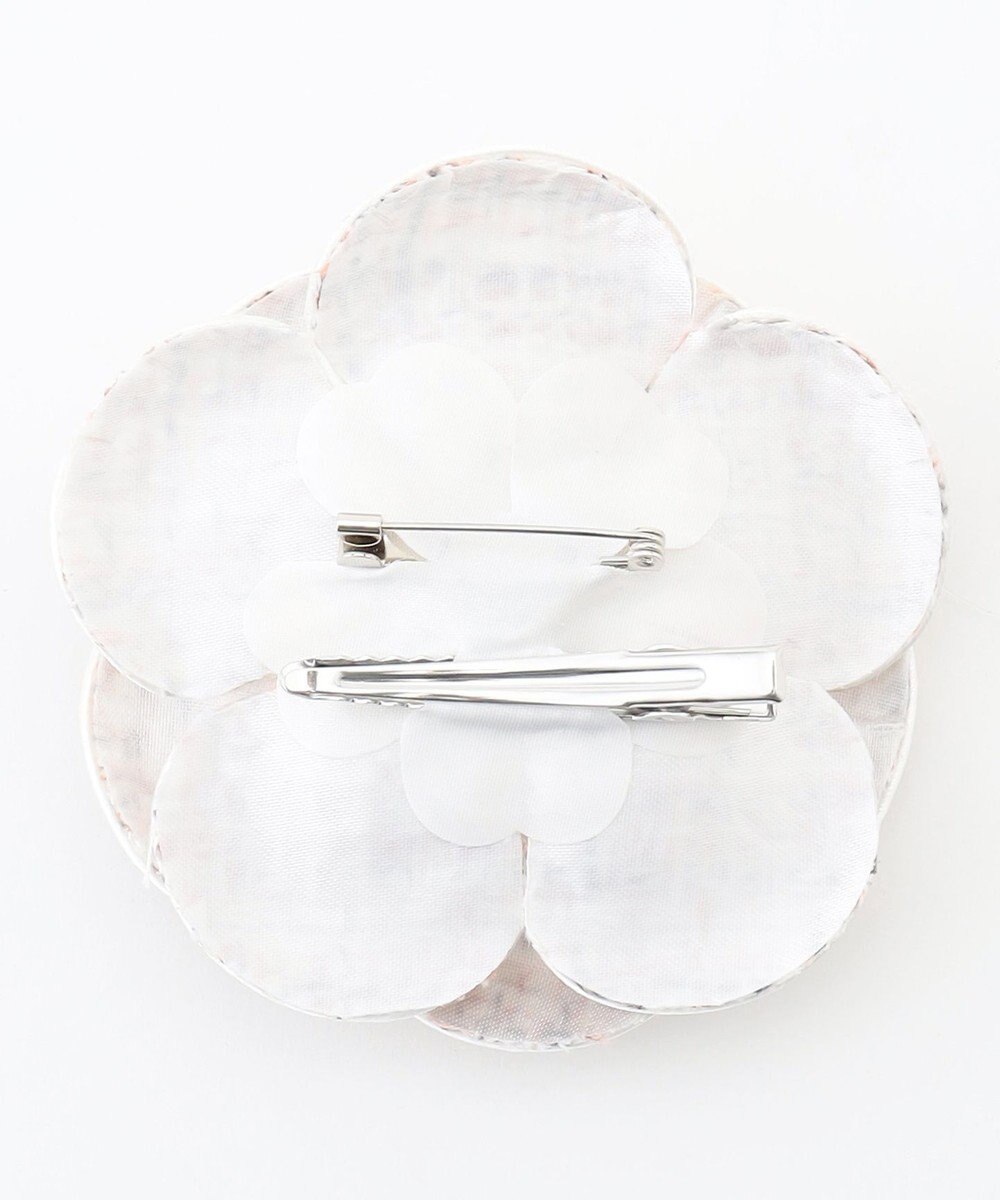 組曲 トリミングツイードコサージュ 