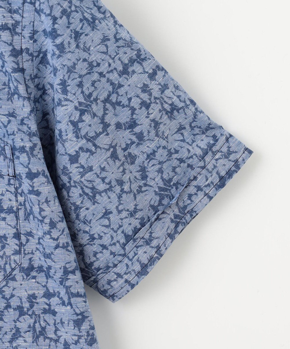 JOSEPH ABBOUD 【清涼感】テクスチャライズドライ フラワーエアリノ シャツ 