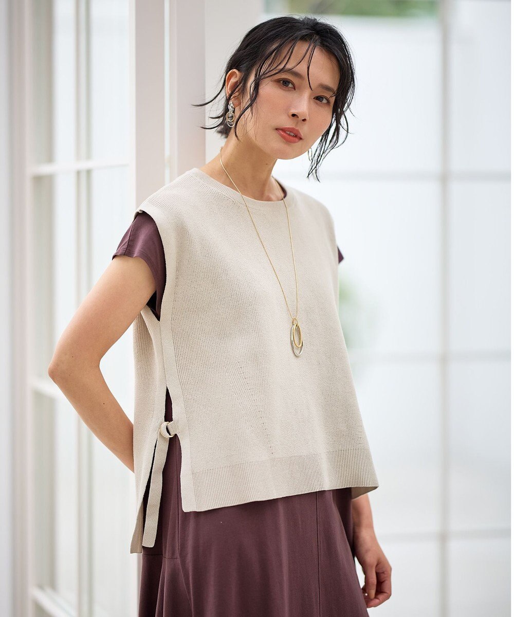 ANY L スプリングニットベスト 