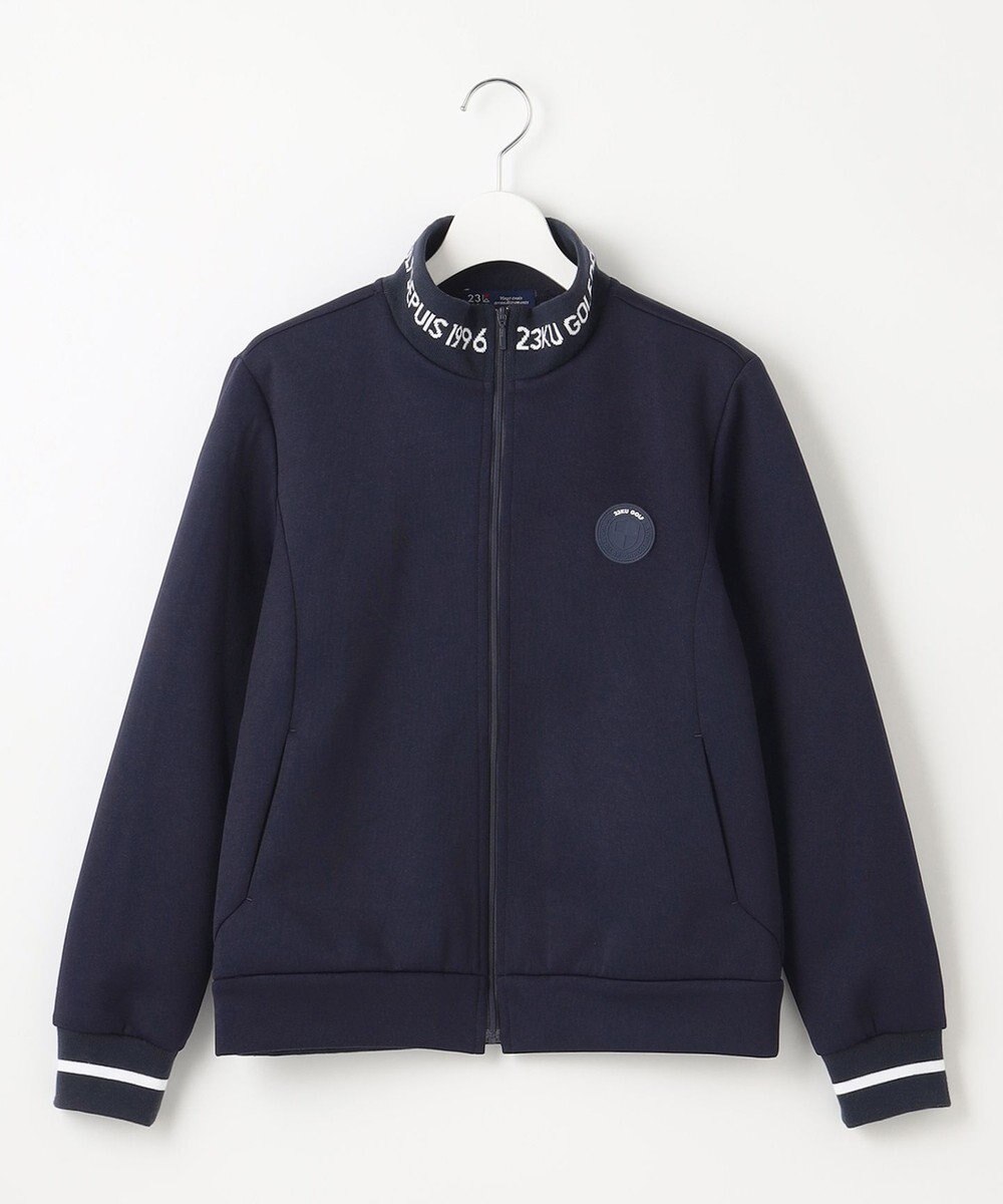 23区GOLF 【WOMEN】ロゴ衿 スタンドブルゾン 
