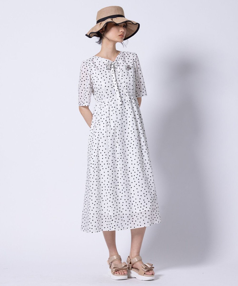 TOCCA 【00サイズあり・接触冷感・洗える】RAINY MORNING ドレス 