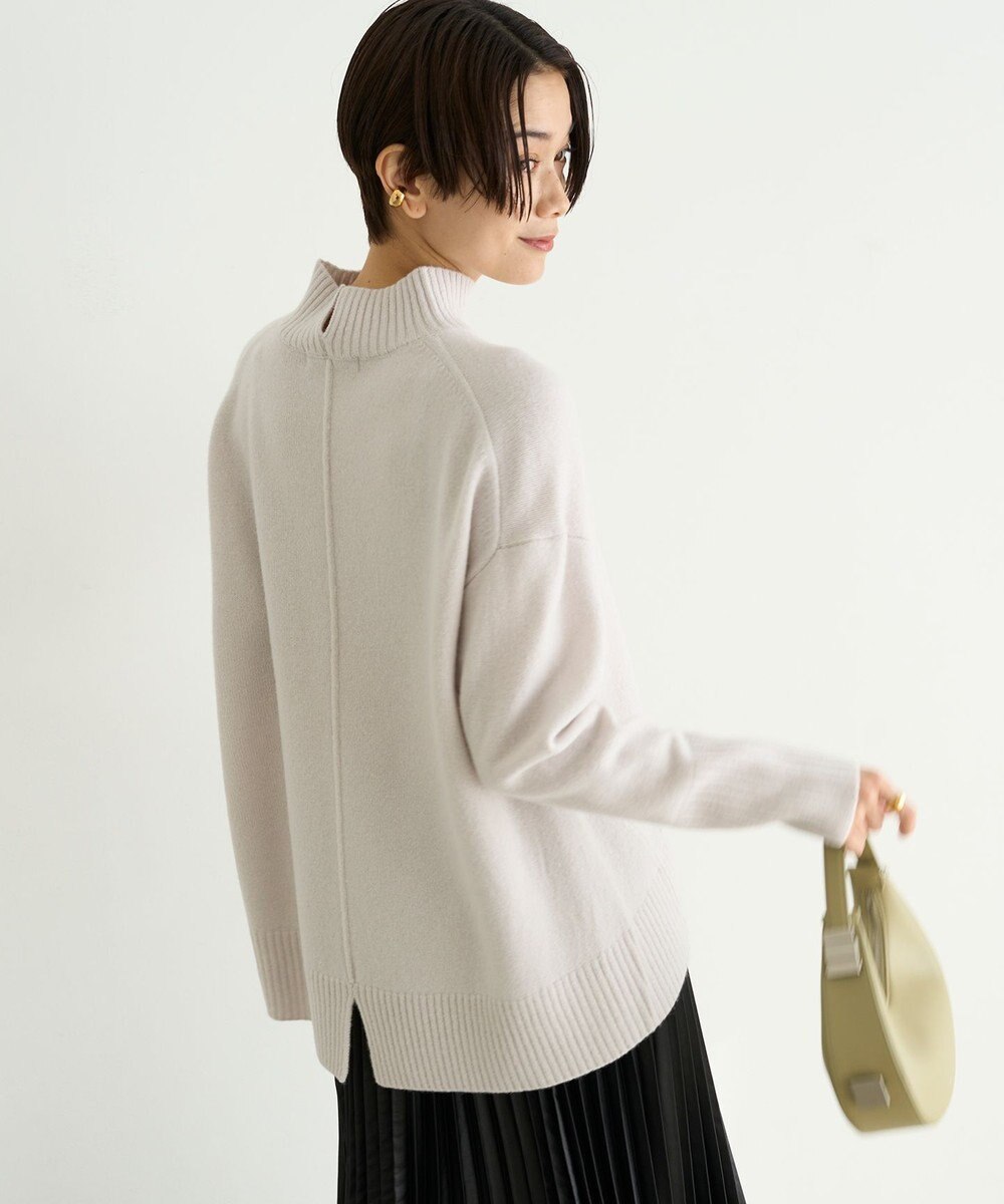 UNFILO ウールカシミヤ ハイネックニット 