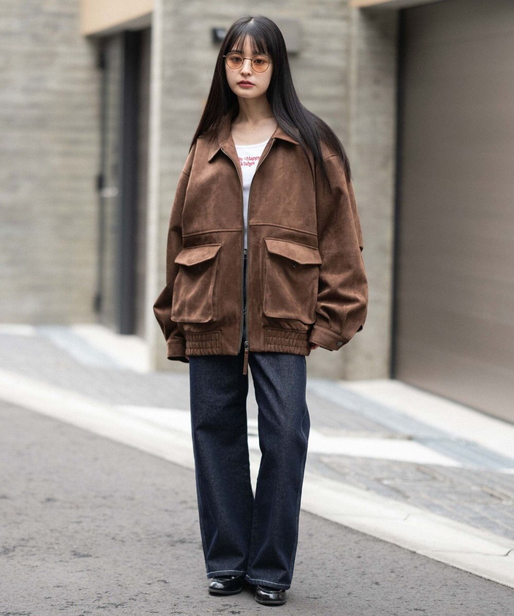 WEGO 【ユニセックス着用ITEM/MLサイズ展開】フライトジャケット 