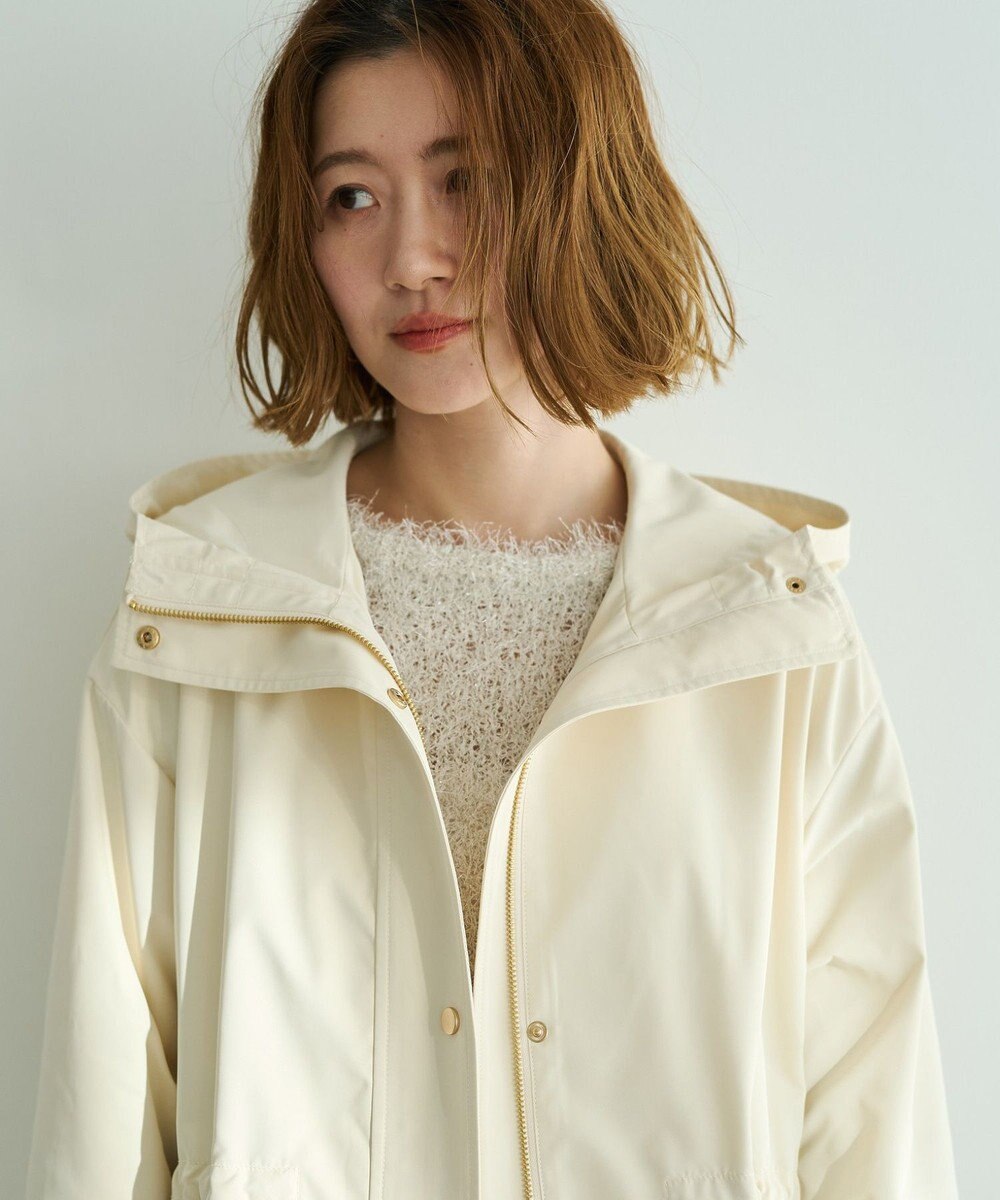 YECCA VECCA [撥水/花粉ガード]ミドル丈マウンテンパーカー 