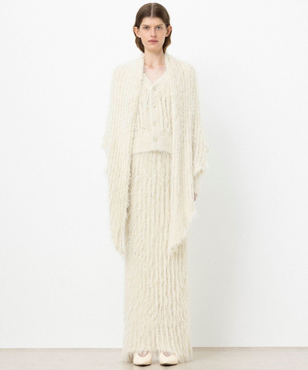 NAVE 【ReNAVE・洗える】メルティーシャギーニット カーディガン 