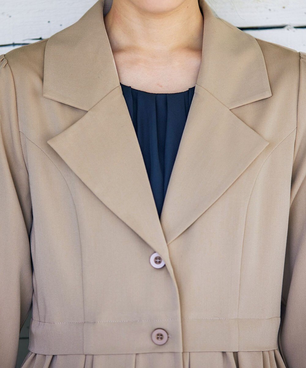 Tiaclasse 【洗える】フレアトレンチコート 