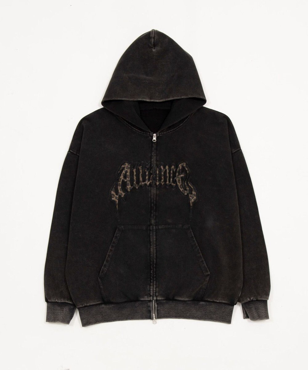 WEGO 【ユニセックス着用ITEM/SMLサイズ展開】グラフィックZIPパーカー 