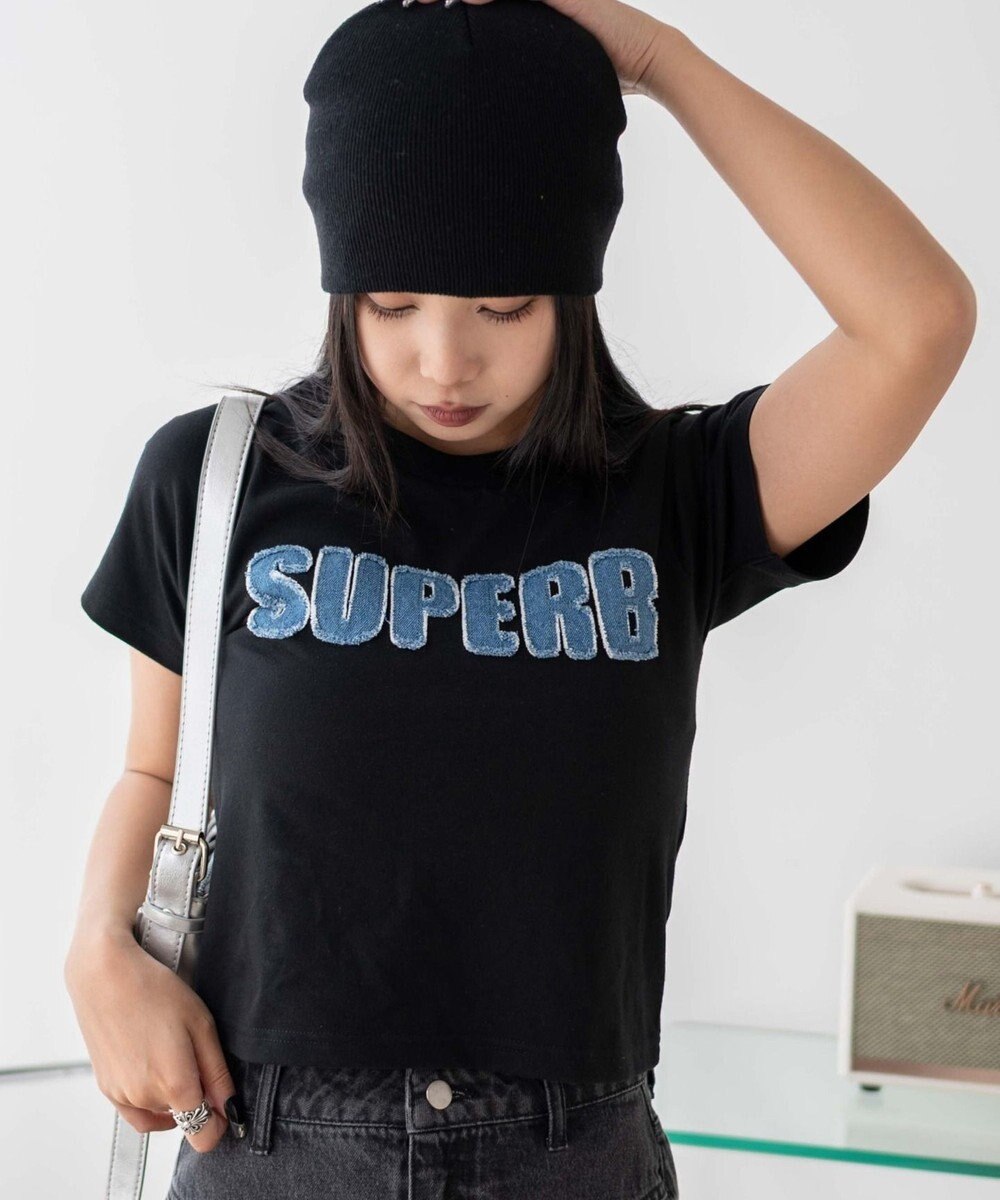 WEGO デニムロゴT 