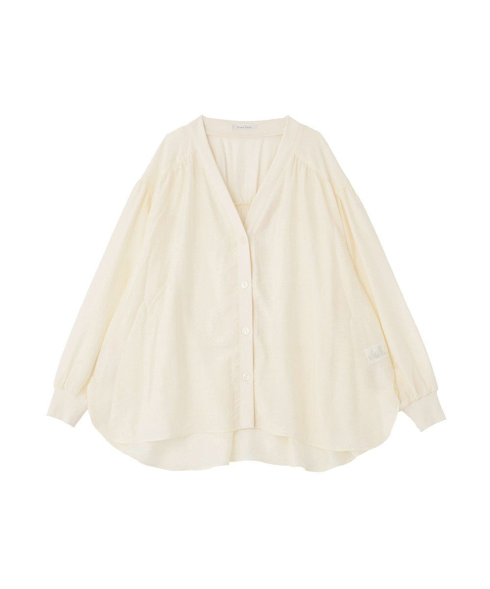 Green Parks リブドッキングシアーシャツ 