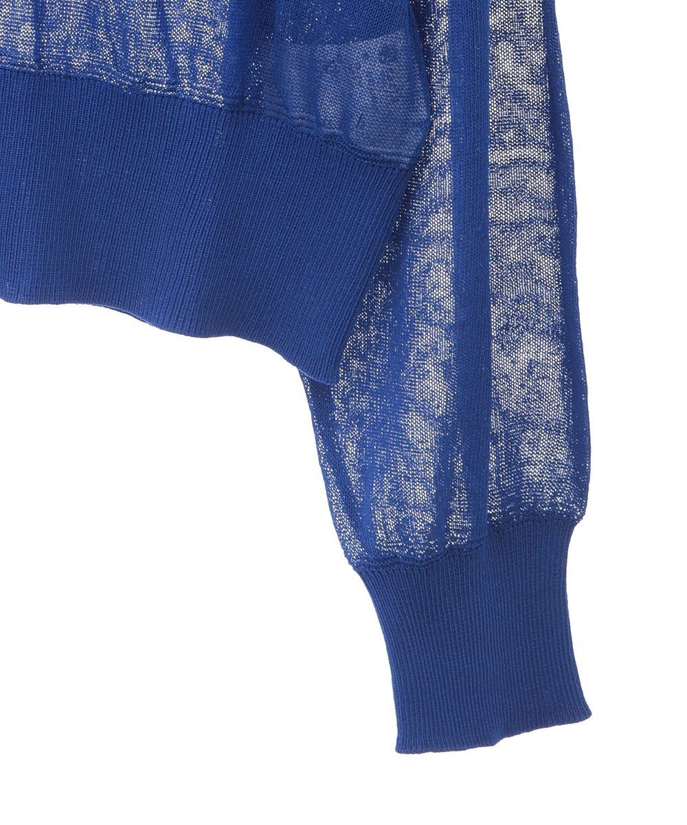 earth music&ecology 接触冷感シアークルーニットカーディガン 