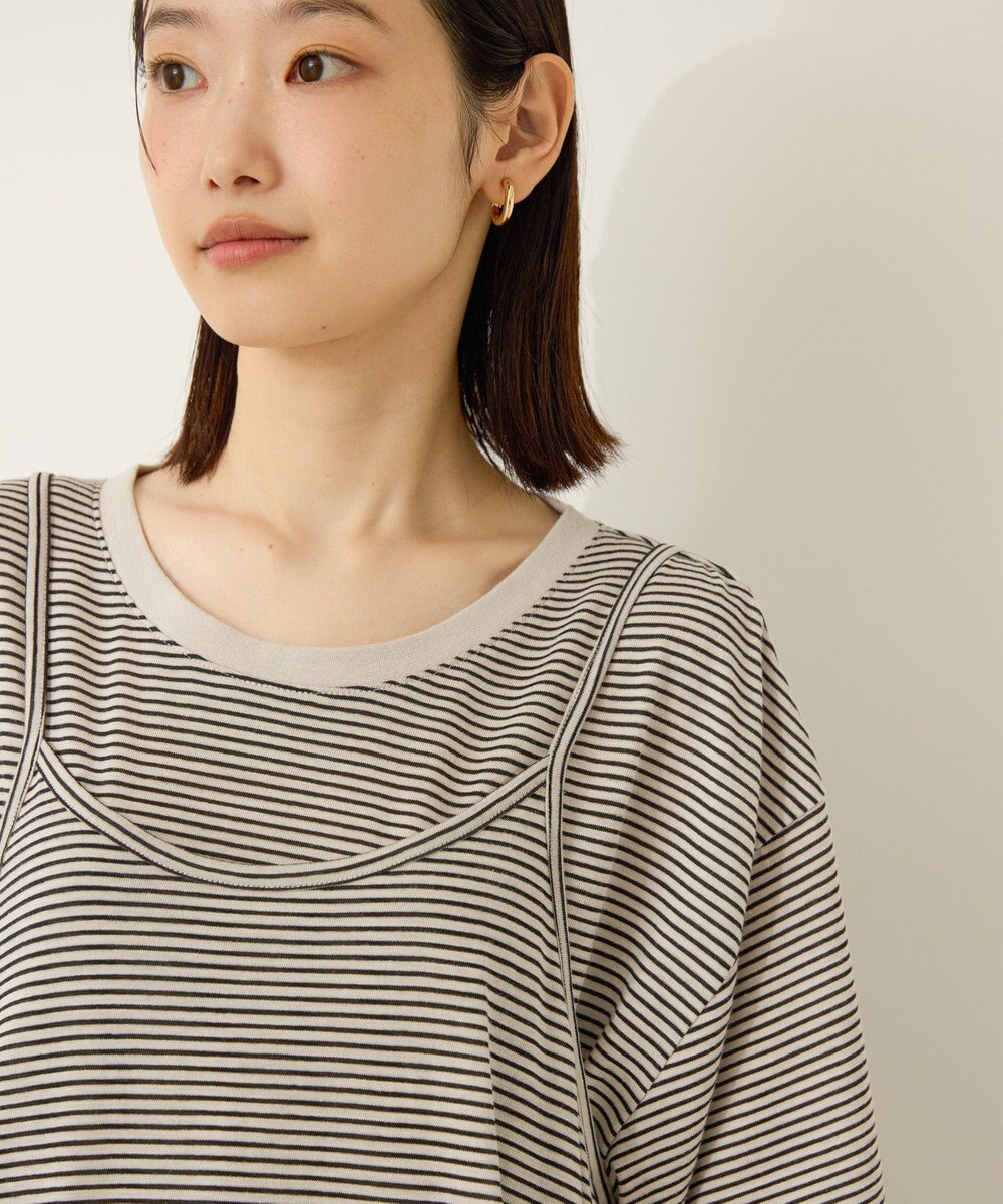 AMERICAN HOLIC 【2点セット】レイヤードボーダーＴワンピース 