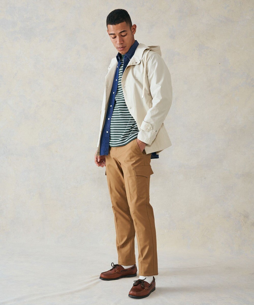 J.PRESS MEN ライトツイルワッシャー デッキパーカー 