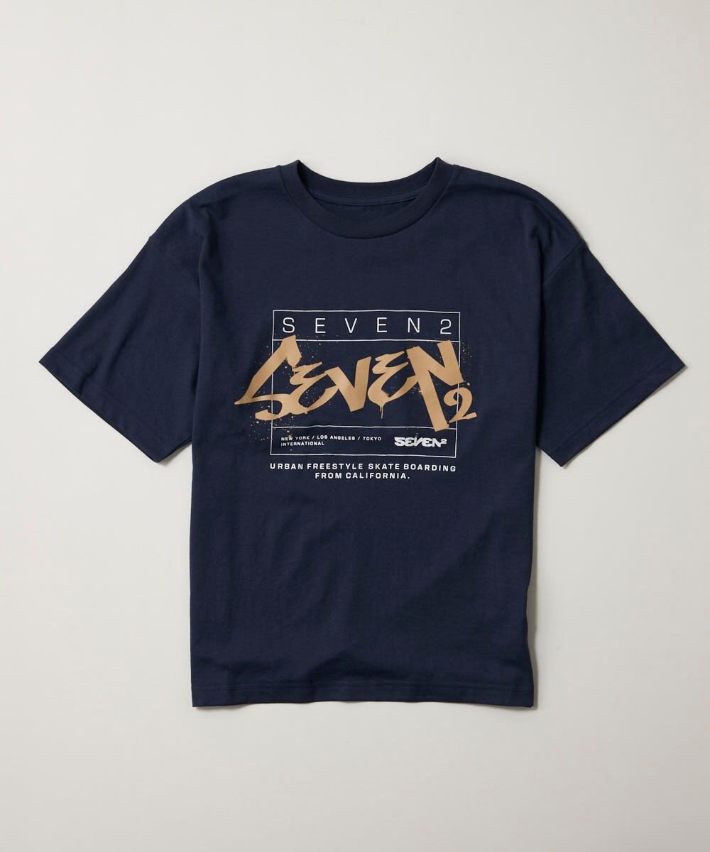 OP／FILA 【SEVEN2】ストリ－トデザインロゴTシャツ 
