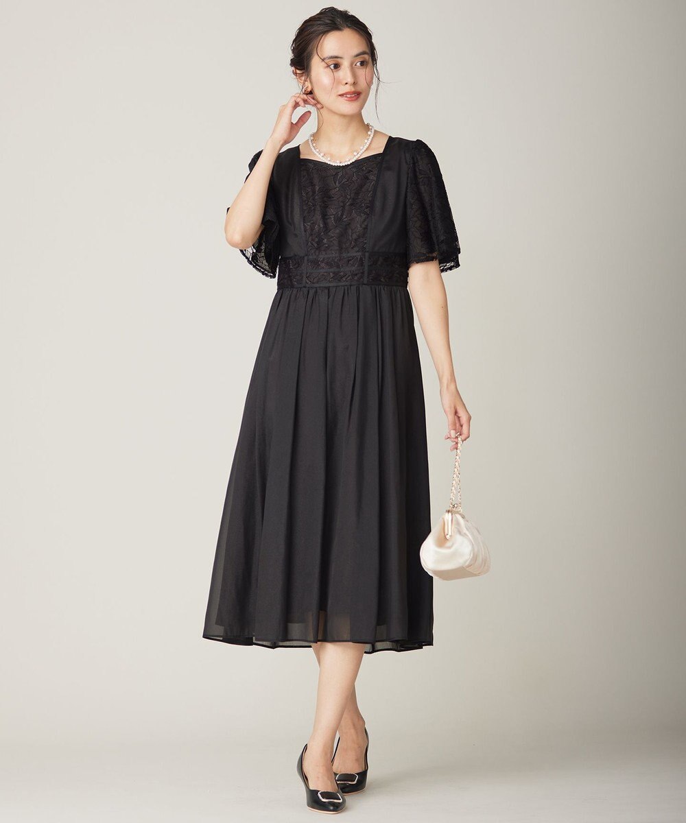 ANY SIS 【Lily Calin】グレースフレアスリーブ ドレス 